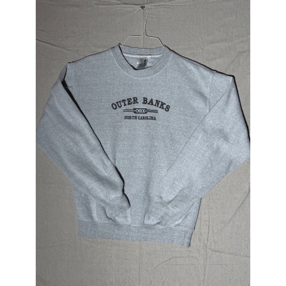 ESY Surf Co Outer Banks North Carolina Sweatshirt Mens 2XL Grey Pullover OBX
